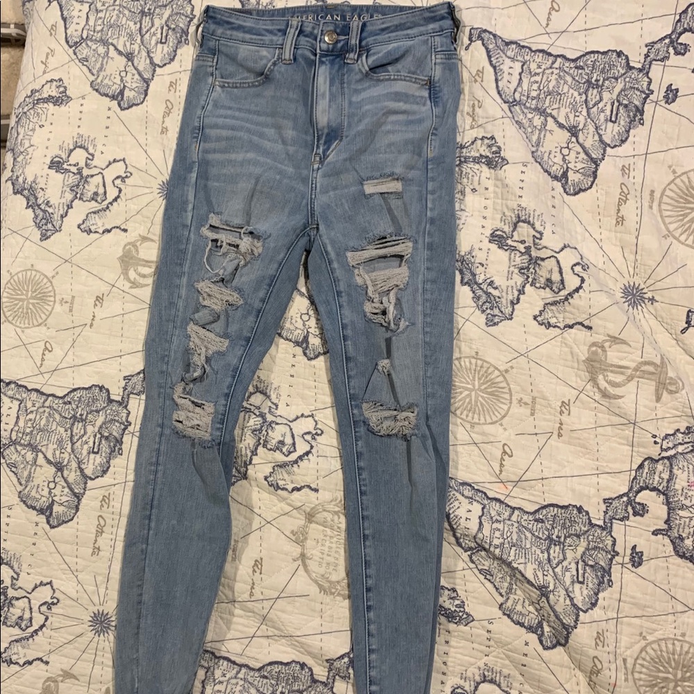 AMERICAN EAGLE highest rise jeans